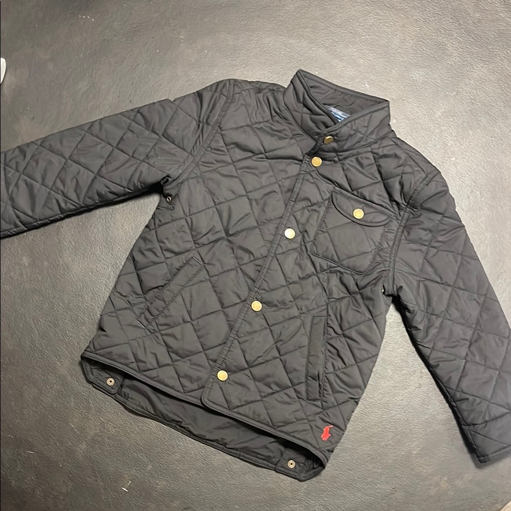 Ralph Lauren Kids Black Quilted Jacket